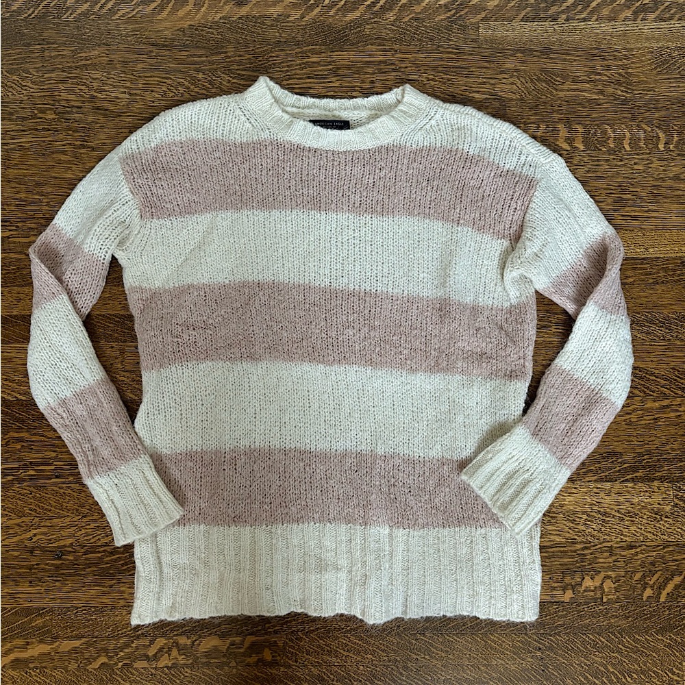 American Eagle Striped Jegging Fit Sweater